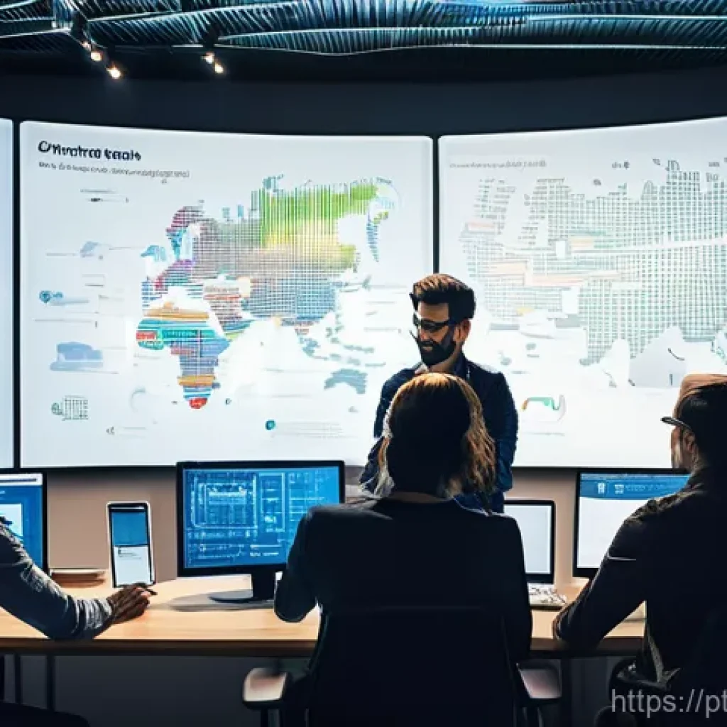 오픈소스 기여의 사회적 영향과 중요성 - **Prompt:** A vibrant, diverse group of individuals, representing various ages and ethnicities, are ...