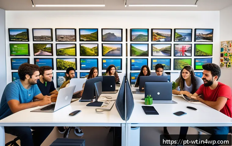 오픈소스 프로젝트의 라이센스 이해하기 - A modern Brazilian startup office environment with diverse young professionals collaborating enthusi...